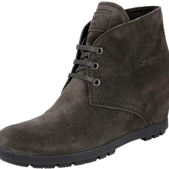 Prada Shoes - Like New Prada Half Boot Wedge